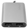 Startech.Com Thunderbolt 3 to Dual DP Adapter - 4K60 - Mac and Windows TB32DP2T